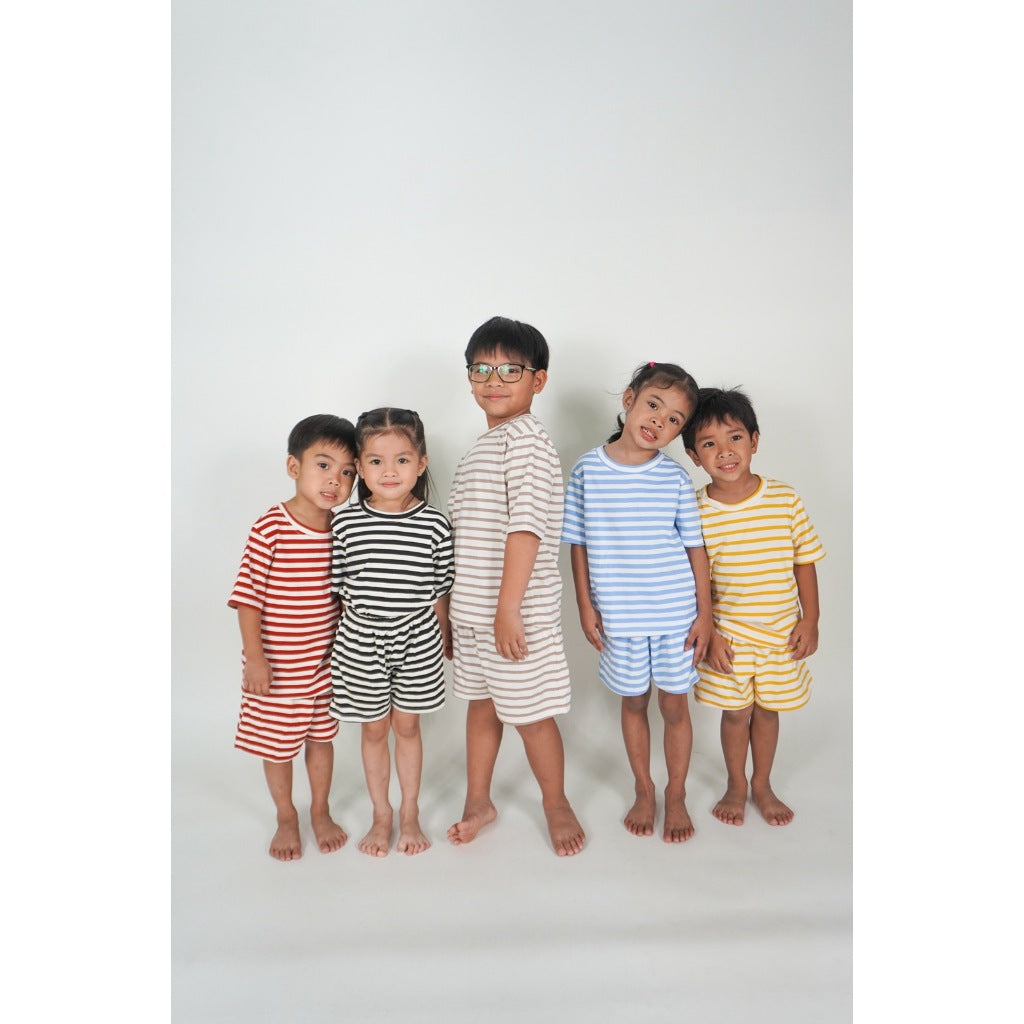 Pambahaymnl Kids Stripes Cotton Lounge Set