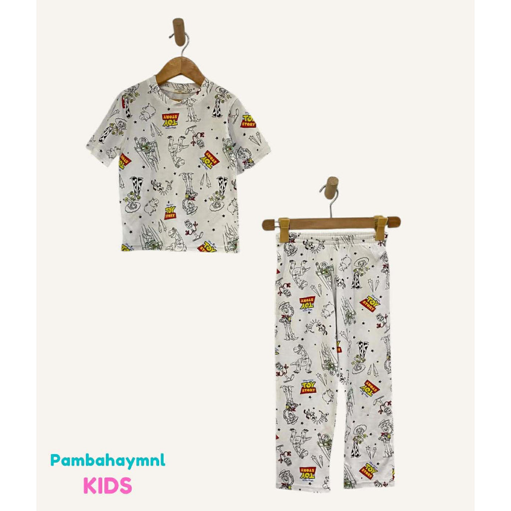 Pambahaymnl Kids Cotton Printed Pjs Lounge Set