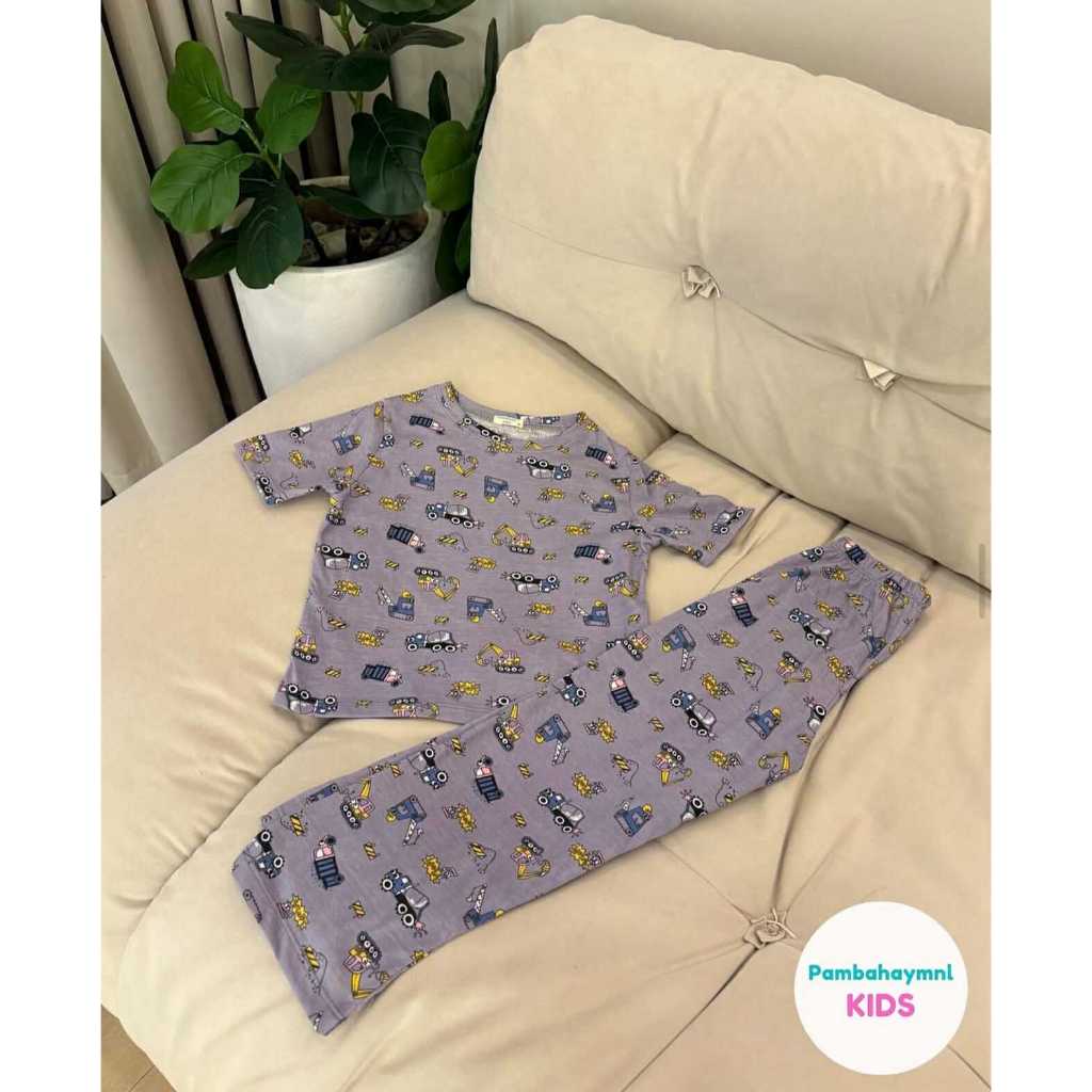 Pambahaymnl Kids Cotton Printed Pjs Lounge Set
