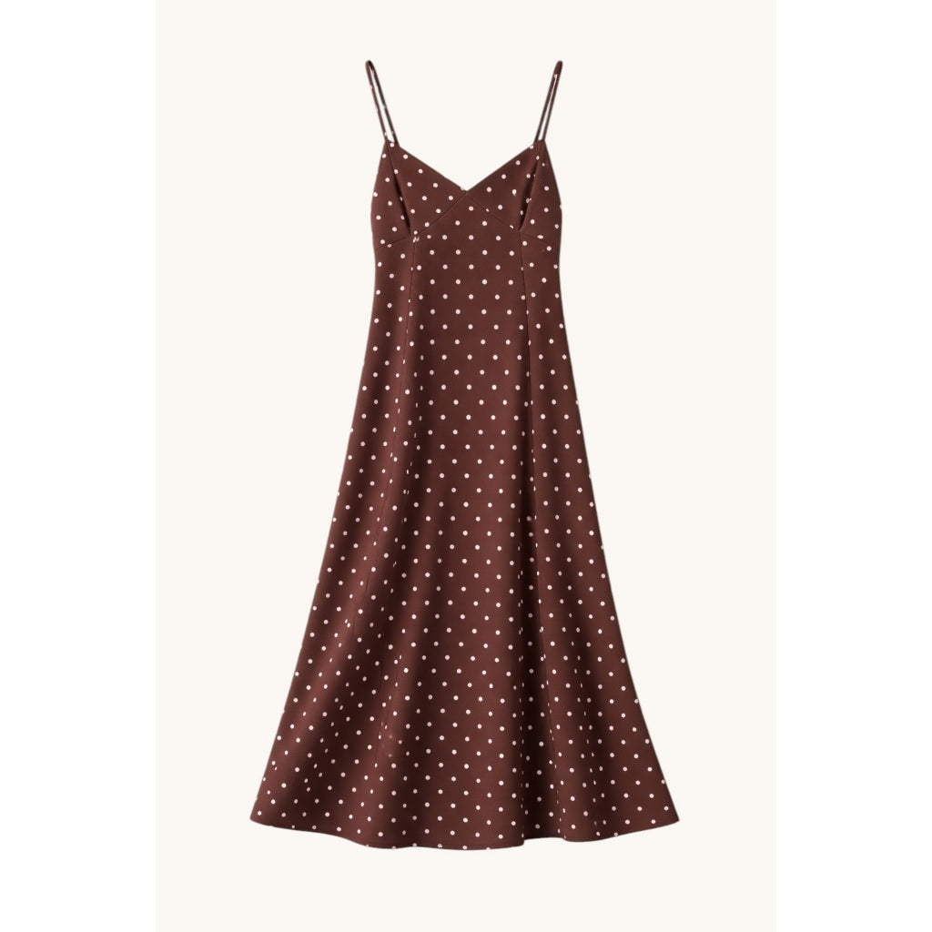 Pambahaymnl  Polka Maxi Dress