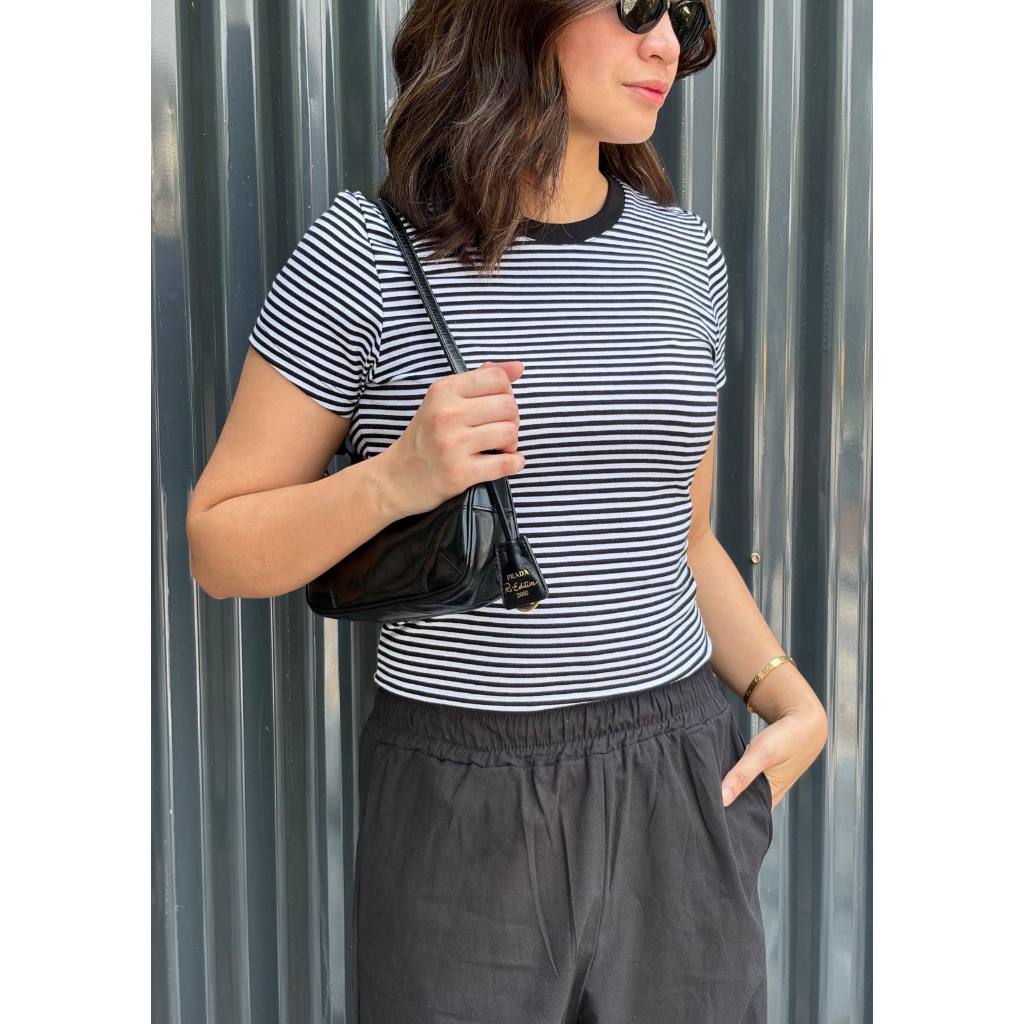 Pambahaymnl Stripes Slim Fit Tee