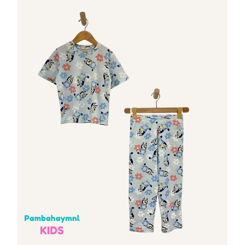 Pambahaymnl Kids Cotton Printed Pjs Lounge Set