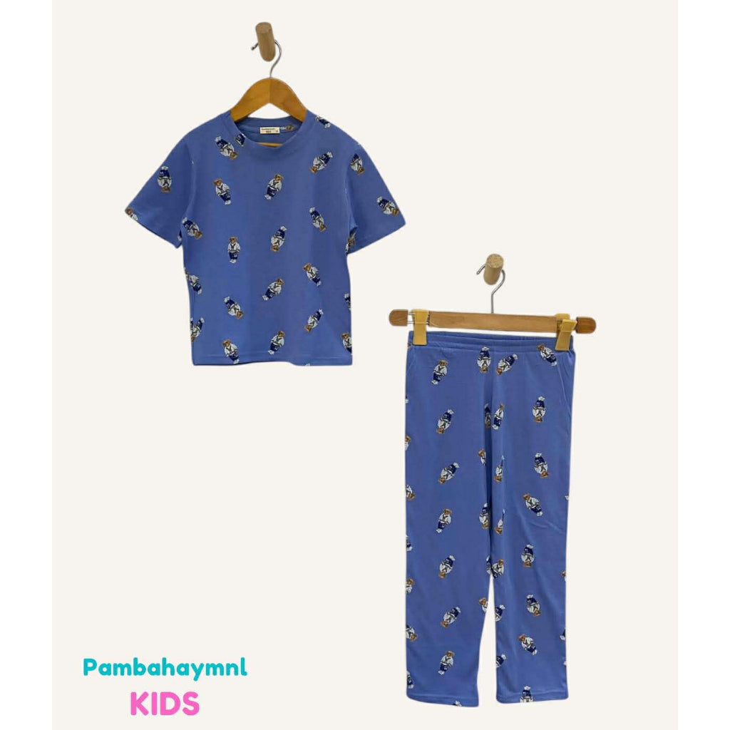 Pambahaymnl Kids Cotton Printed Pjs Lounge Set