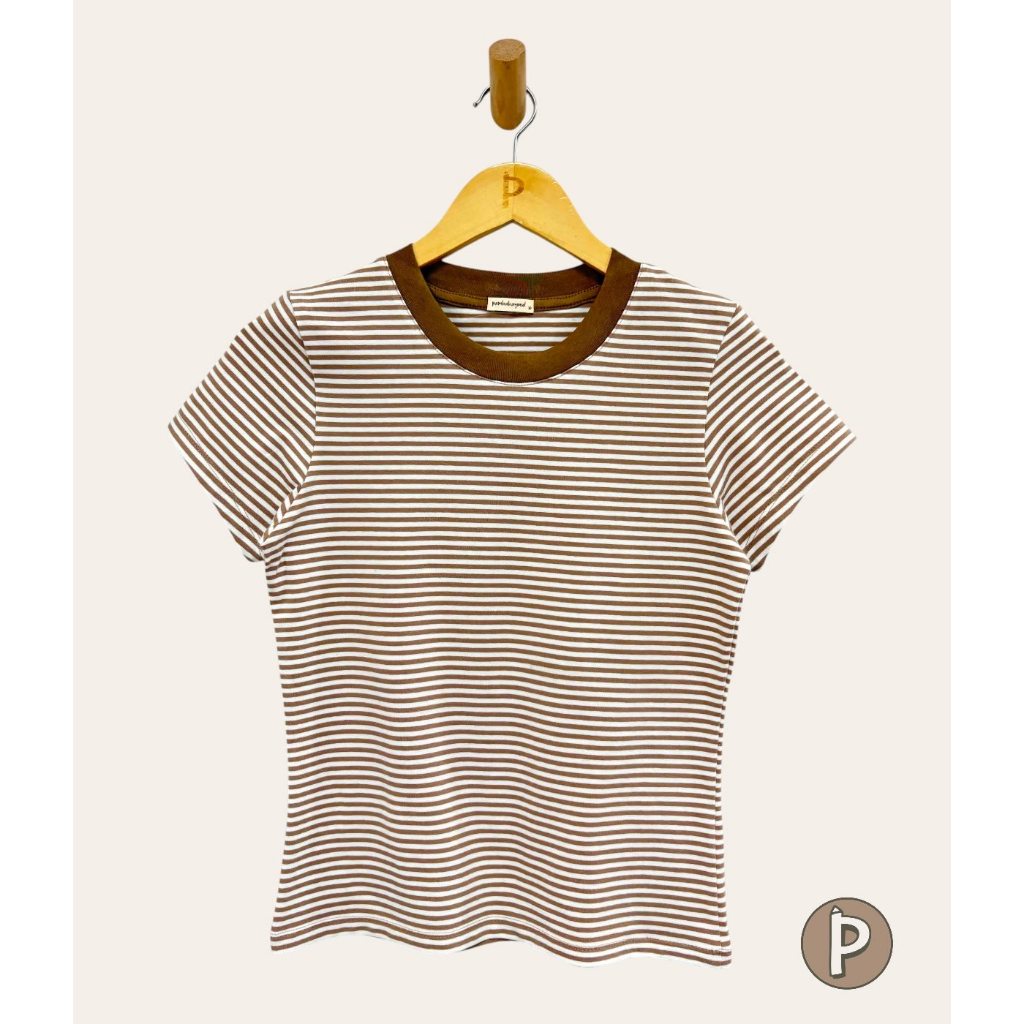 Pambahaymnl Stripes Slim Fit Tee