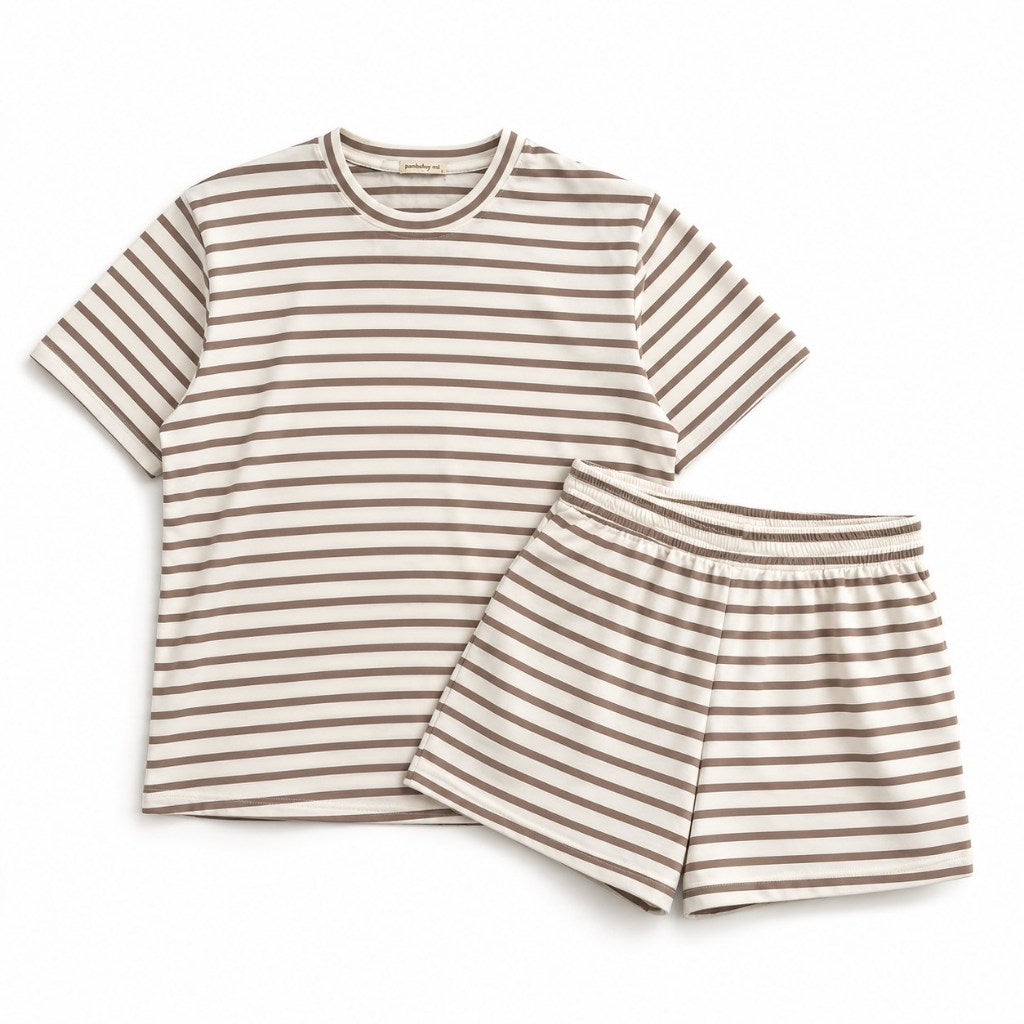 Pambahaymnl Stripes Cotton Lounge Set