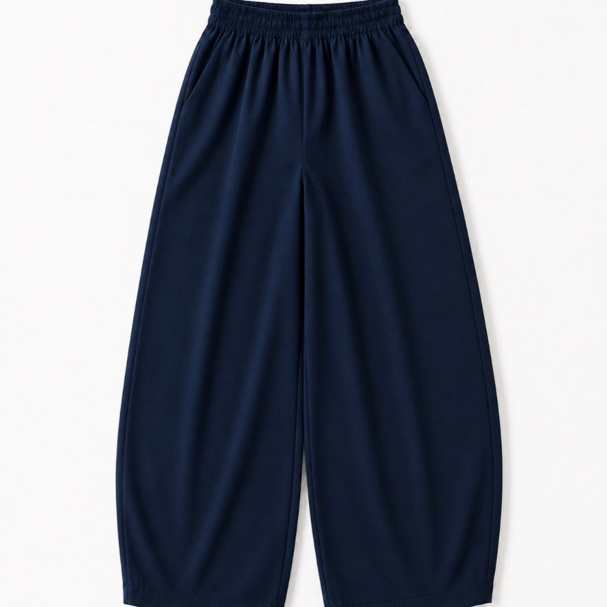 Pambahaymnl Barrel Leg Linen Pants