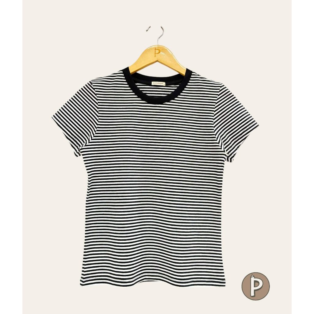 Pambahaymnl Stripes Slim Fit Tee