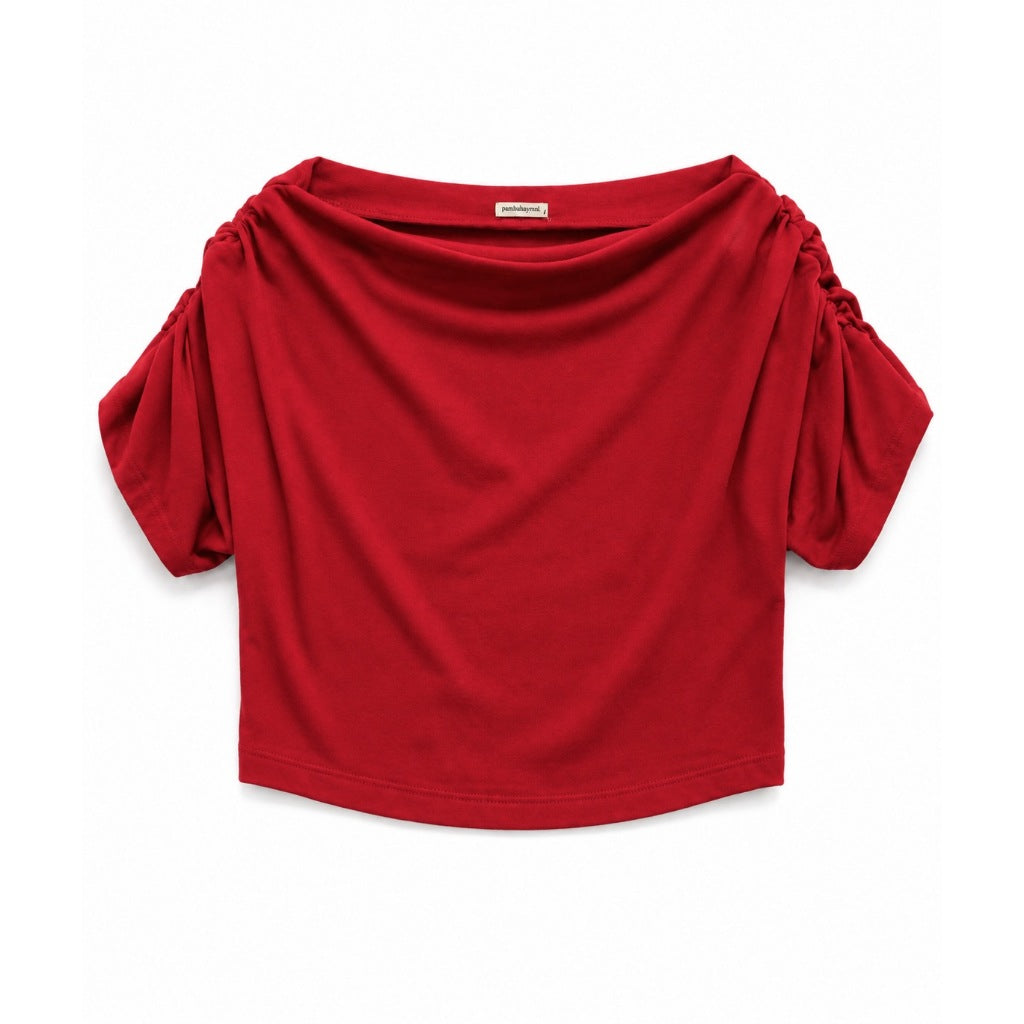 Pambahaymnl Drape Top