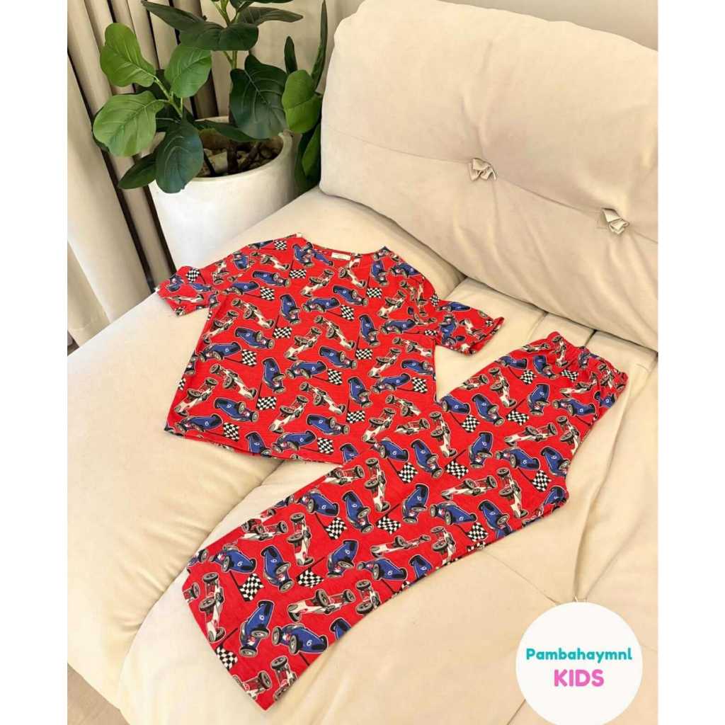 Pambahaymnl Kids Cotton Printed Pjs Lounge Set