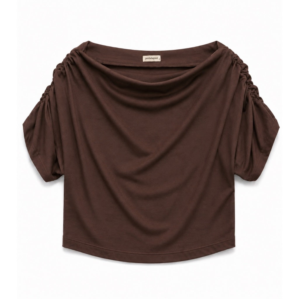Pambahaymnl Drape Top