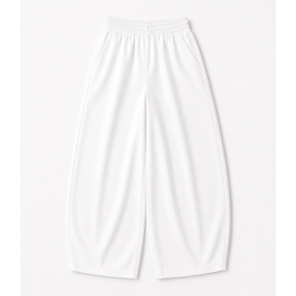 Pambahaymnl Barrel Leg Linen Pants