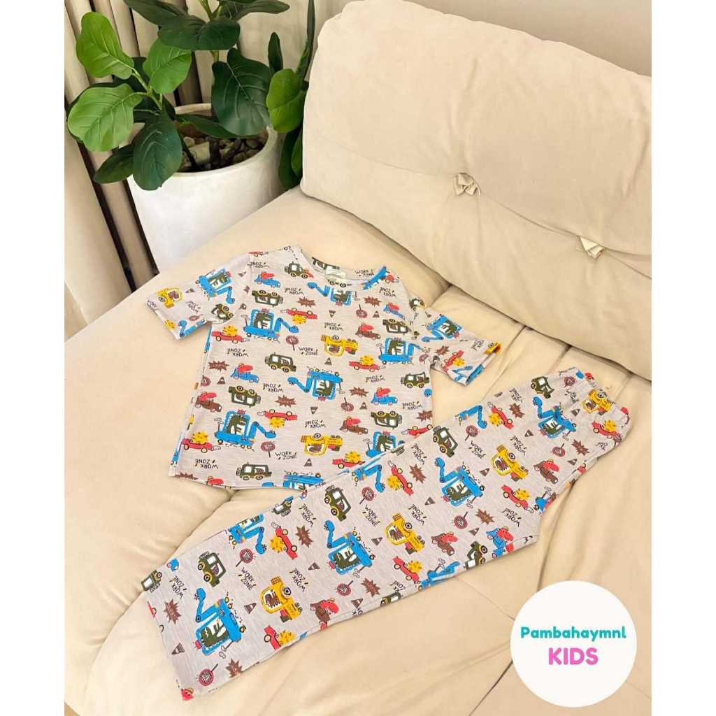 Pambahaymnl Kids Cotton Printed Pjs Lounge Set