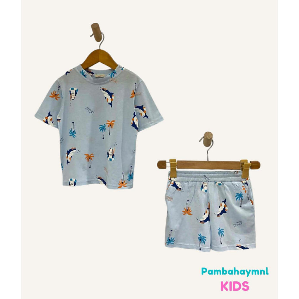 Pambahaymnl Kids Printed Short Set
