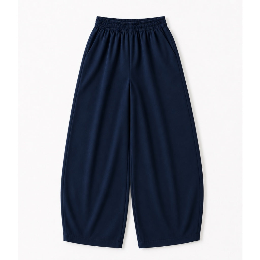 Pambahaymnl Barrel Leg Linen Pants