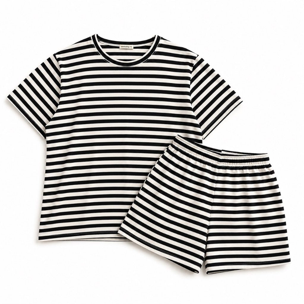 Pambahaymnl Stripes Cotton Lounge Set