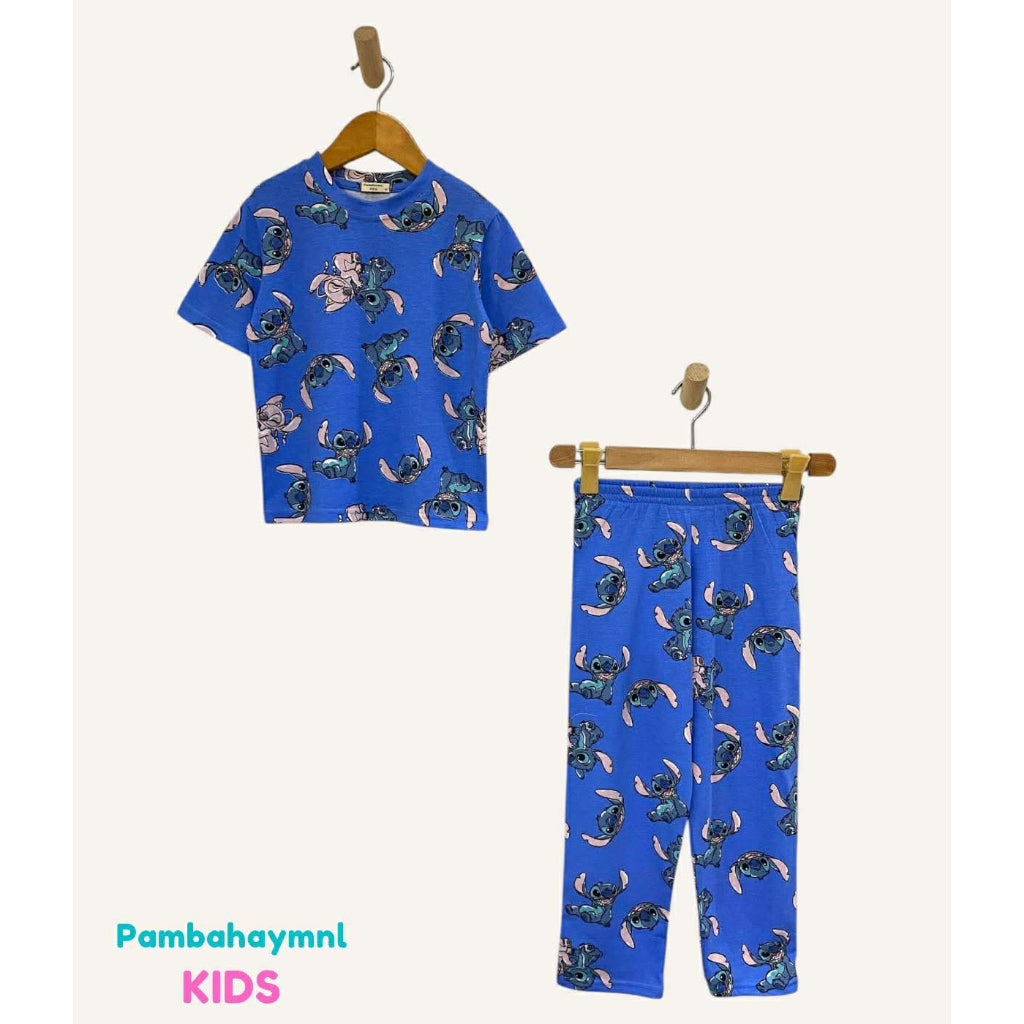 Pambahaymnl Kids Cotton Printed Pjs Lounge Set