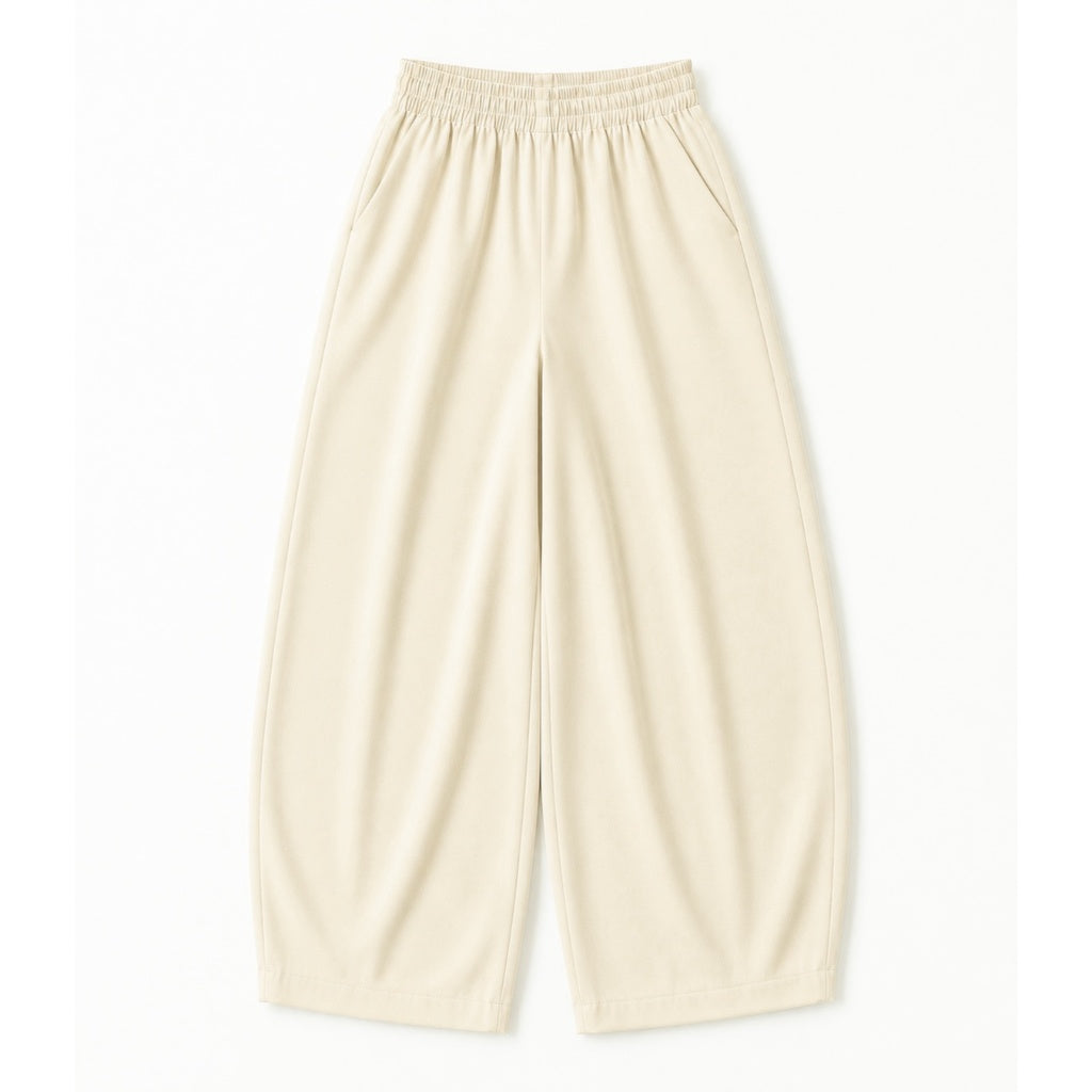 Pambahaymnl Barrel Leg Linen Pants