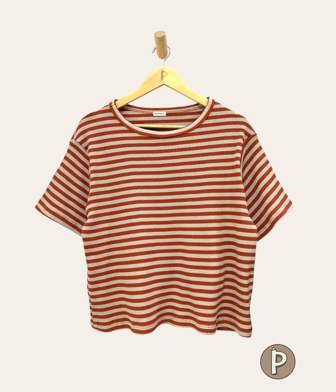 Pambahaymnl Waffle Stripes Top