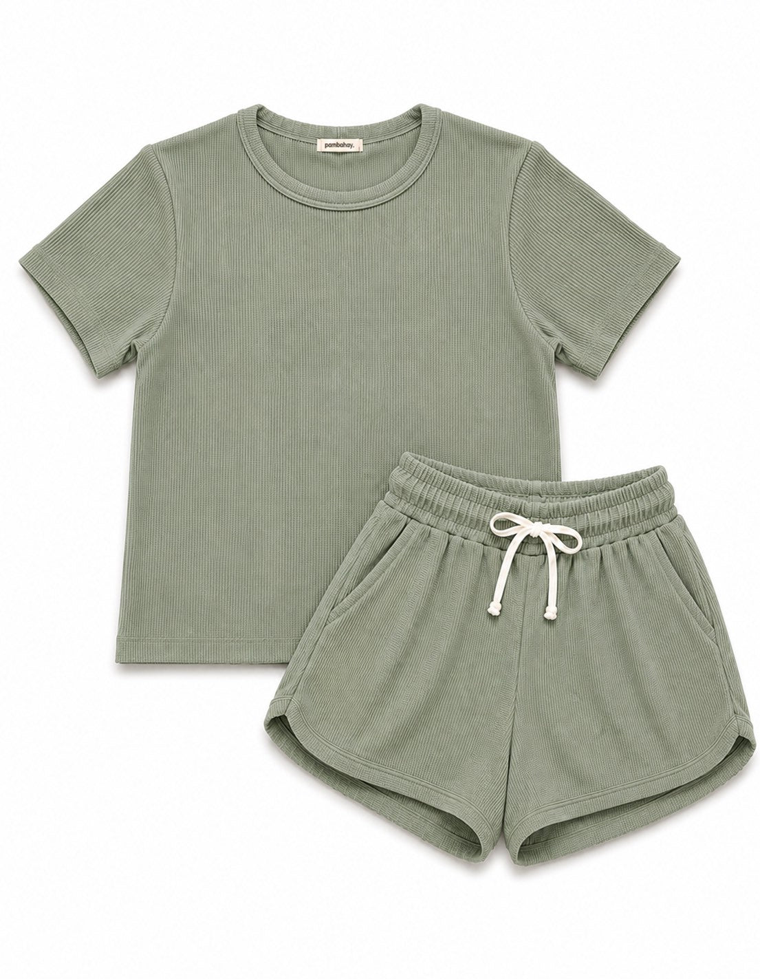 Pambahaymnl Waffle Knit Lounge Set