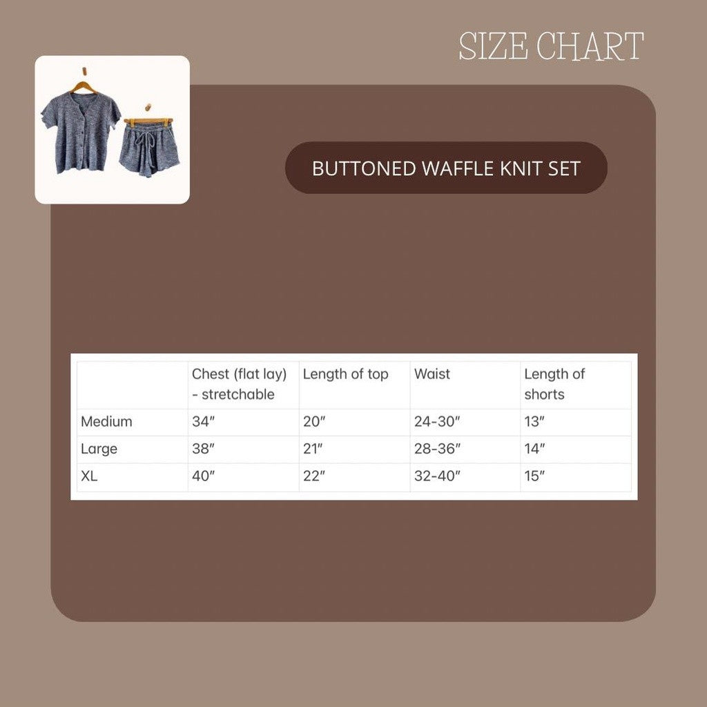 Pambahaymnl Buttoned Waffle Set