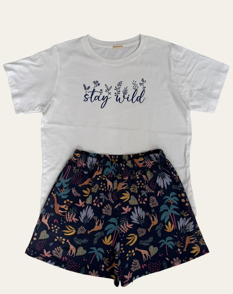 Pambahaymnl Cotton Printed Lounge Set