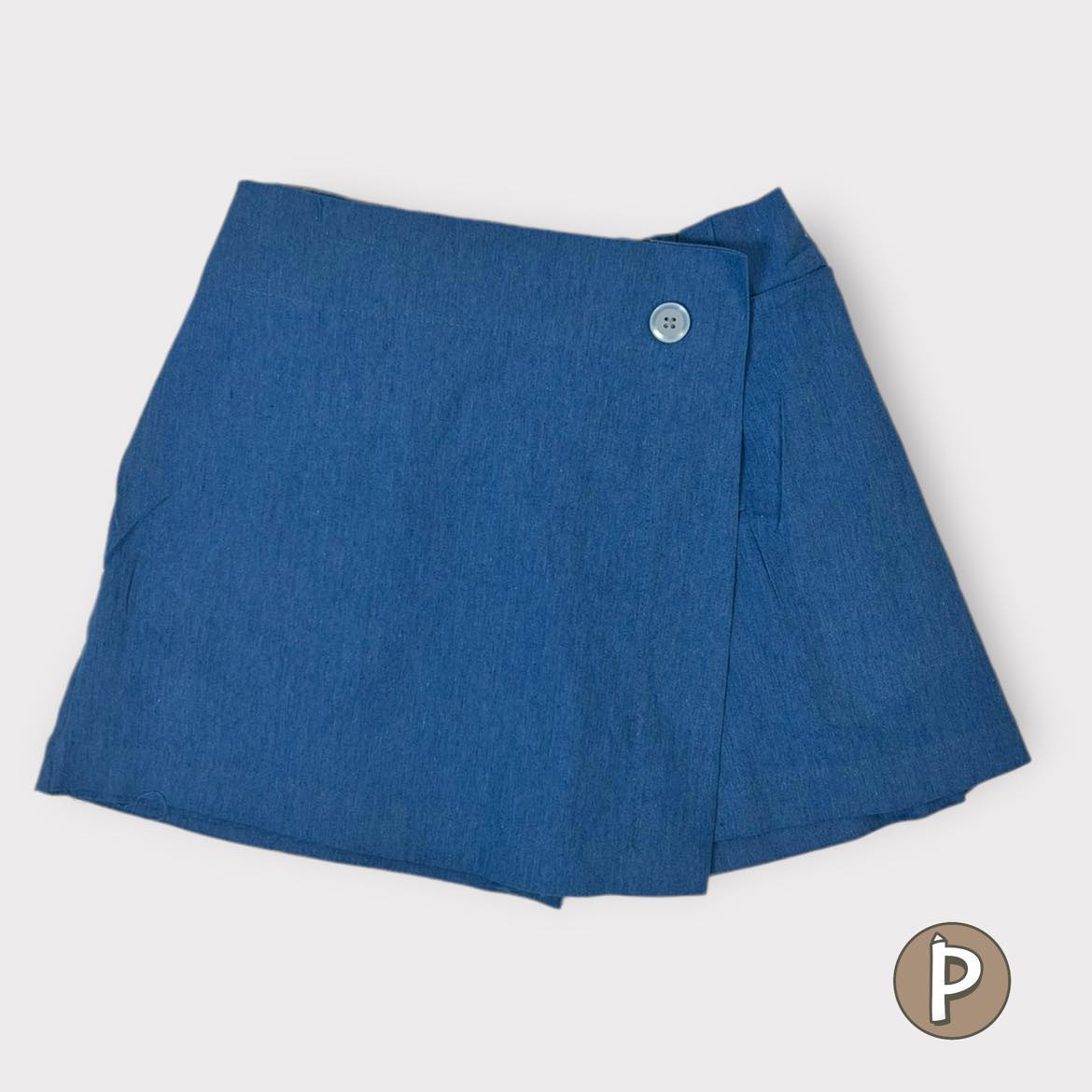 Pambahaymnl Denim Skort