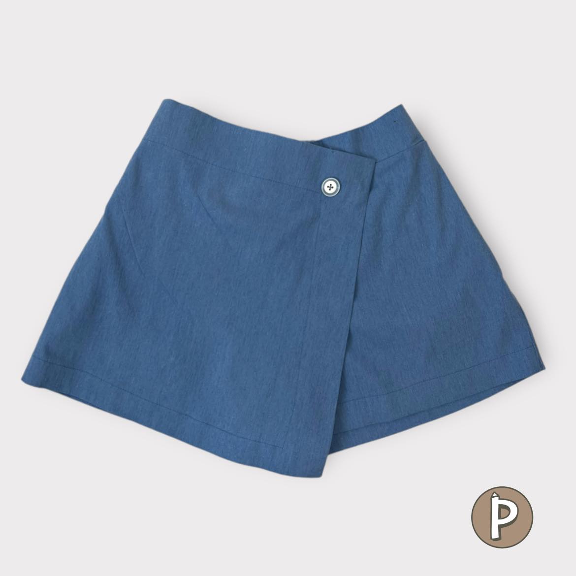 Pambahaymnl Denim Skort