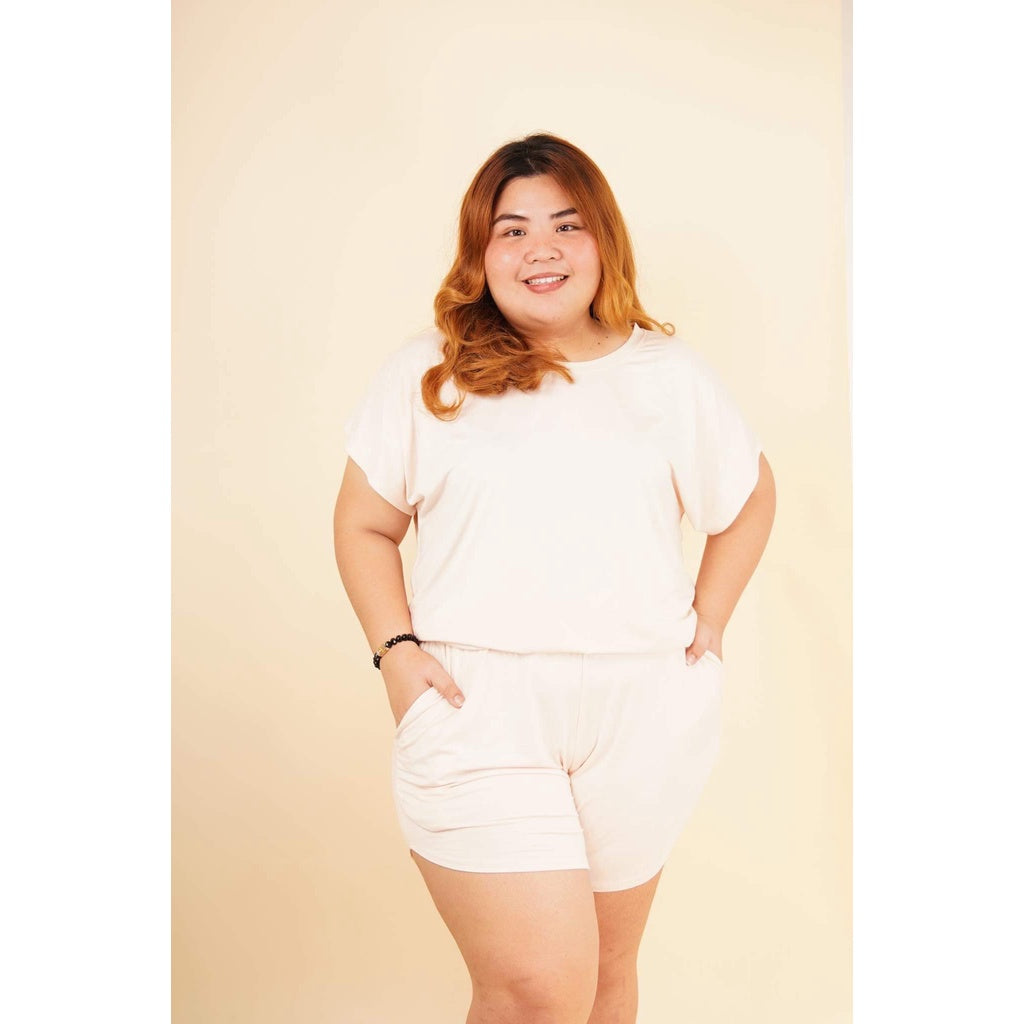 Pambahaymnl Plus Size Jersey Lounge Set