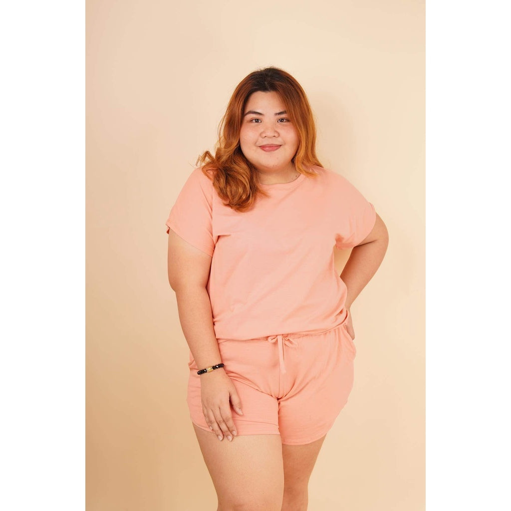 Pambahaymnl Plus Size Jersey Lounge Set