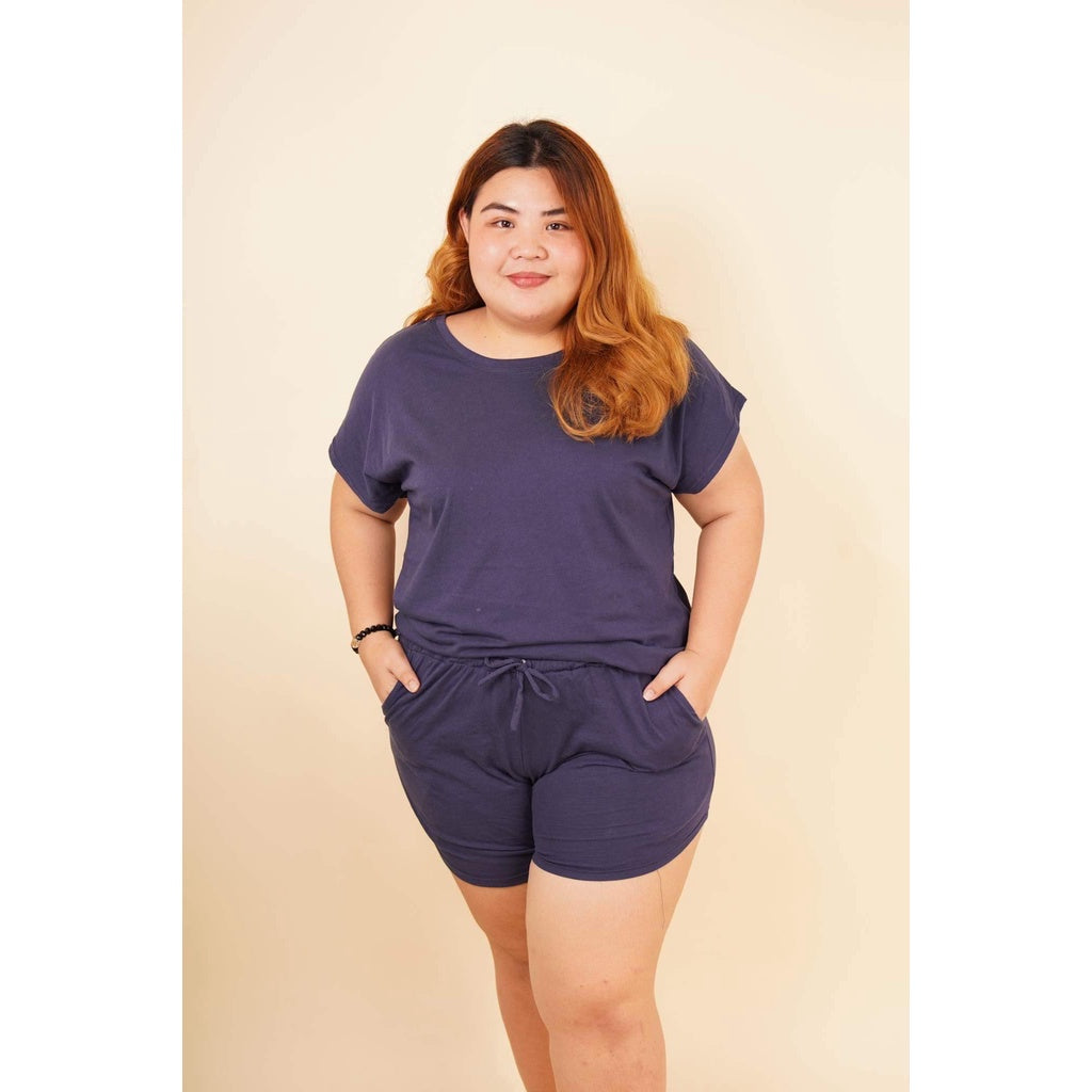 Pambahaymnl Plus Size Jersey Lounge Set