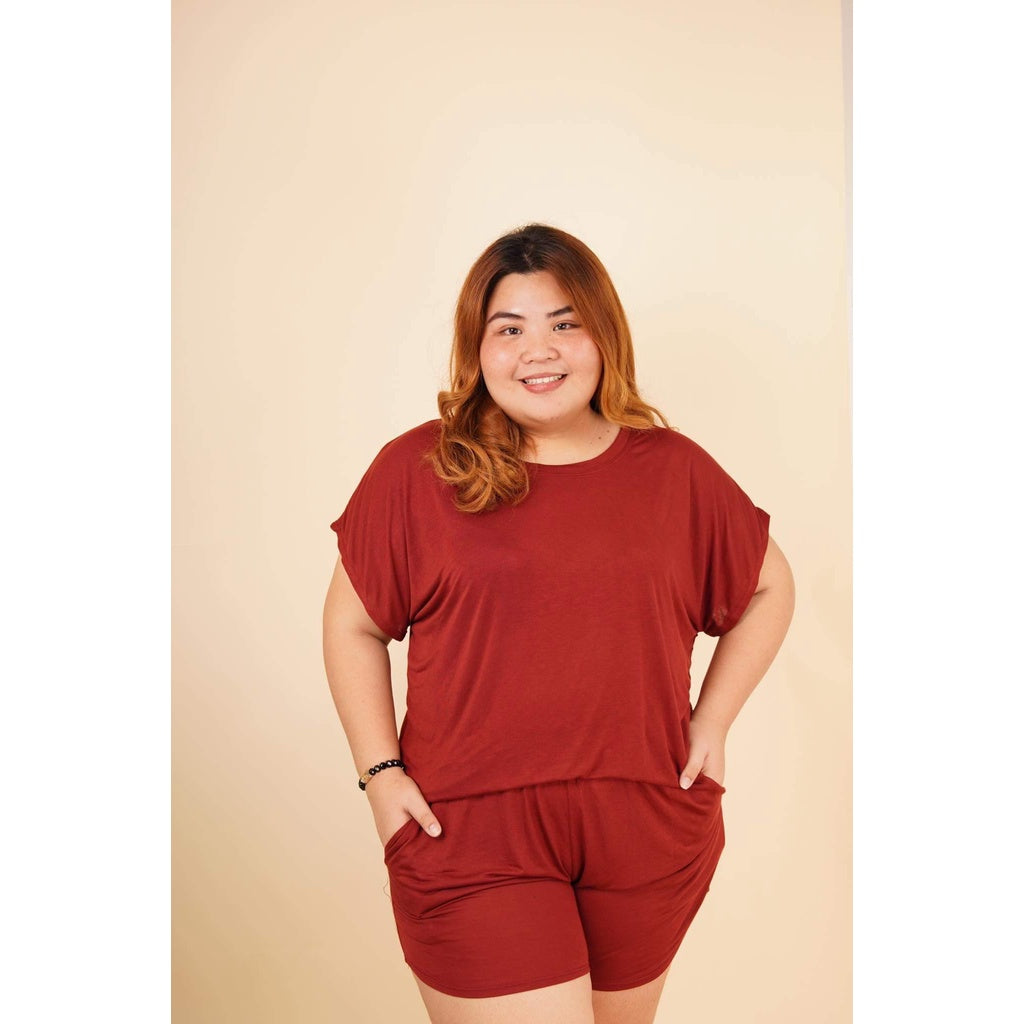 Pambahaymnl Plus Size Jersey Lounge Set